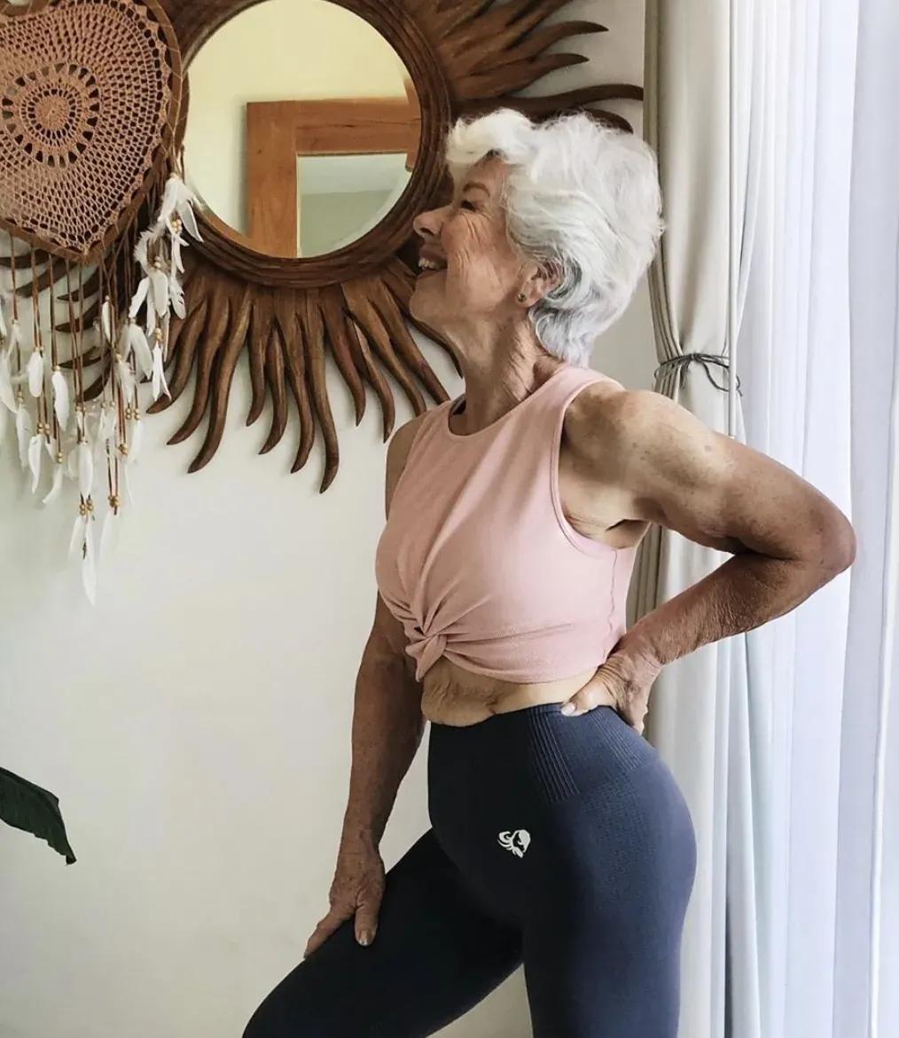 The 75 Year Old Hard Core Grandma Has Worked Out For 4 Years And She