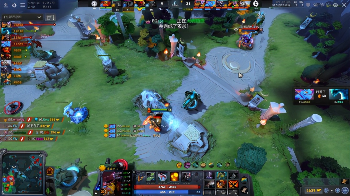 DOTA2-Major: Teach you to play refine gold, EG relaxed 2-0 beats IG