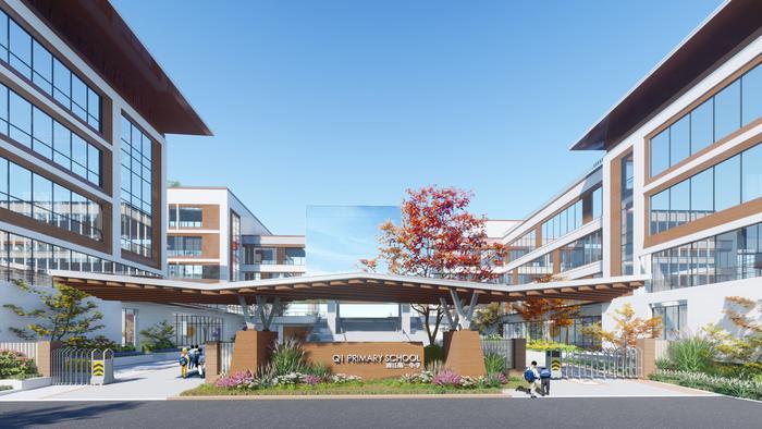 坐落于5A景区旁的曲江一小新校区长啥样？7月交