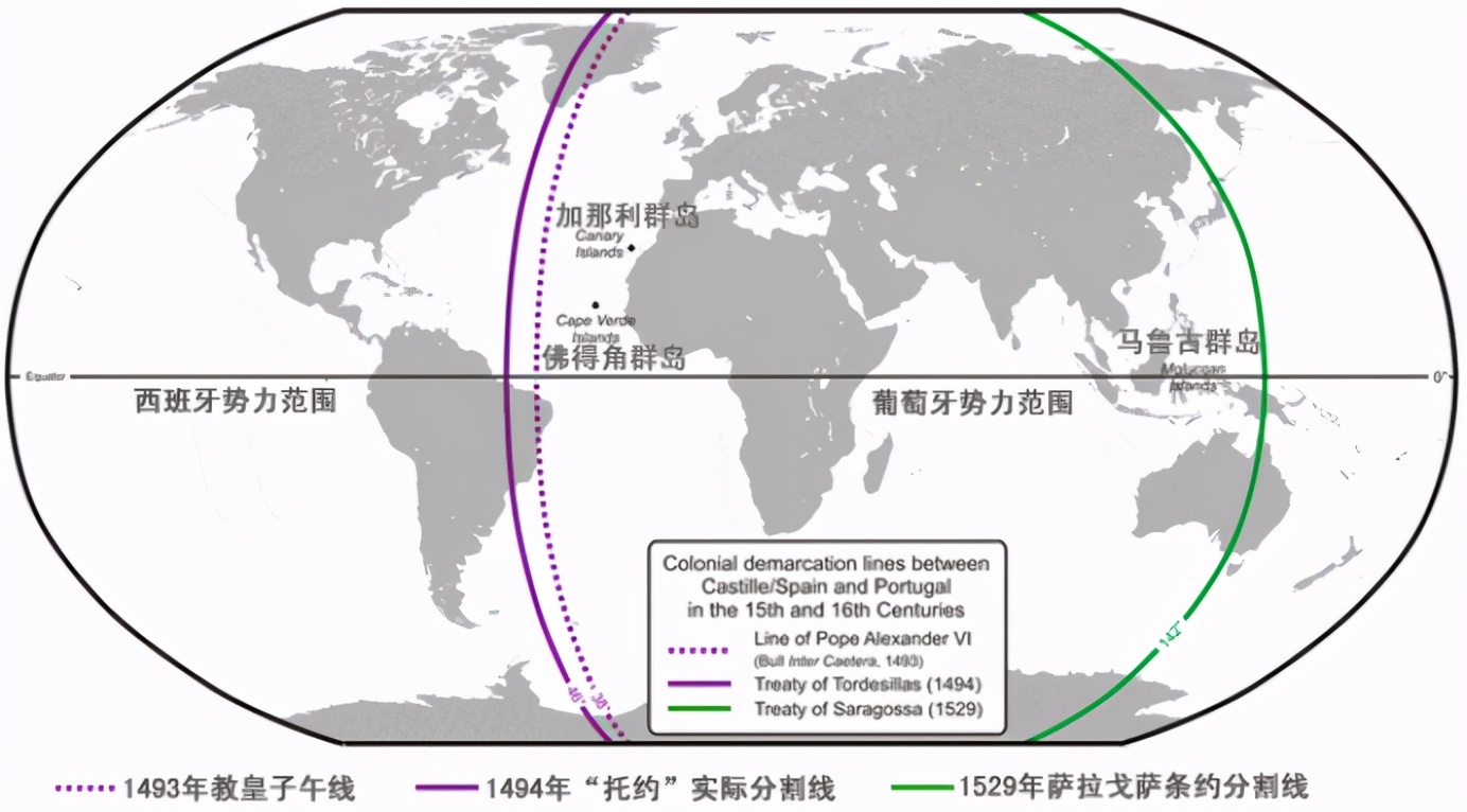 15世纪世界首被瓜分，教皇：这条线以东归葡萄牙，以西归西班牙