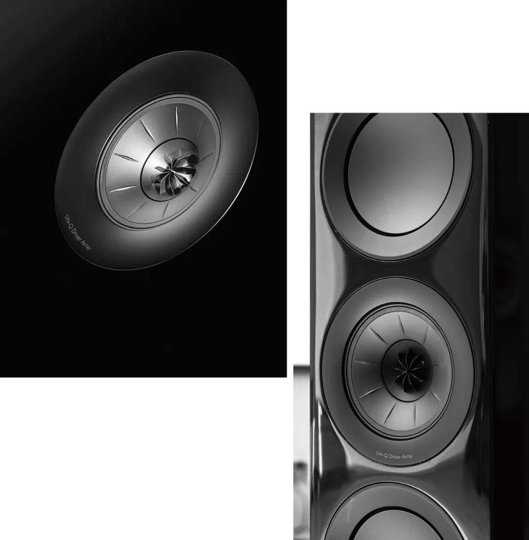 KEF R5 floor-standing box with the most king style among the speakers ...