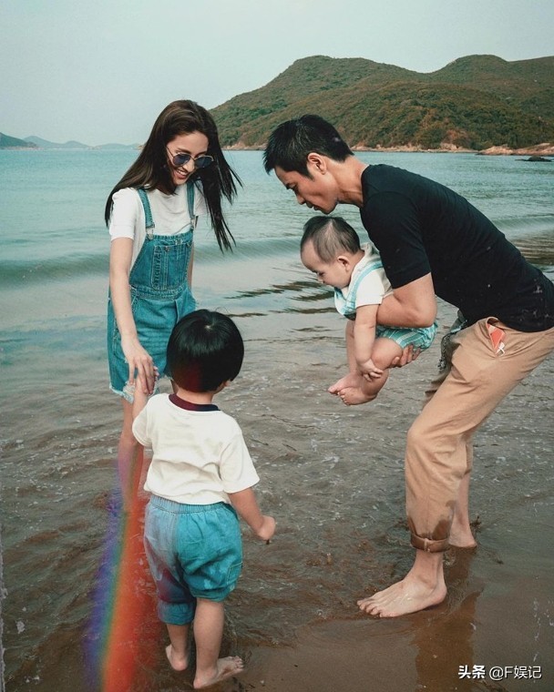 陳凱琳曬鄭嘉穎餵大兒子吃雪糕的溫馨瞬間一家人享甜蜜的家庭時光