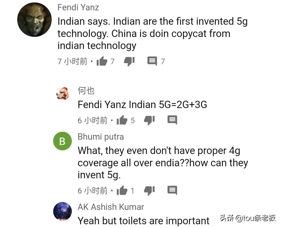 深圳实现全市 5g覆盖引老外热议，印度网友：5G技术是印度发明的
