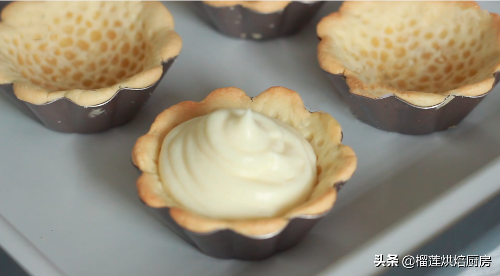 超细节的爆浆流心芝士蛋挞教程，细腻丝滑，熬夜看奥运会必备甜点