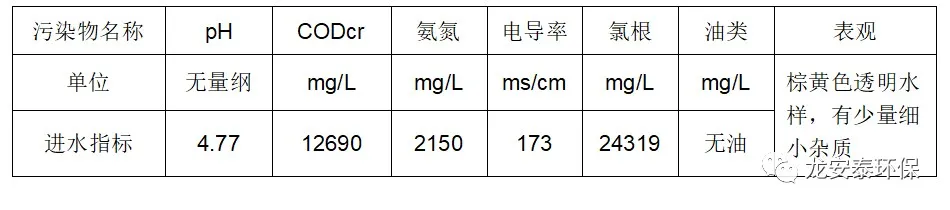 龍安泰環(huán)保 | 某染料中間體廢水處理工藝的案例分享