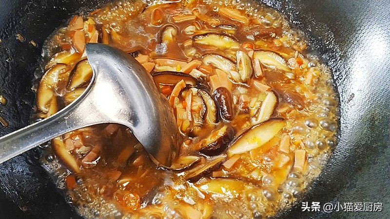 图片[8]-香菇扒油菜是一道清淡类型的菜肴 春节做来吃可以解腻-起舞食谱网
