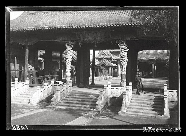 1907年太原府老照片 百年前的太原城隍庙九仙桥小五台