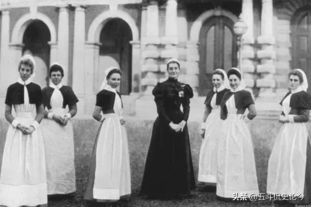 Why are the female nurses in the Indian army dressed in khaki? British