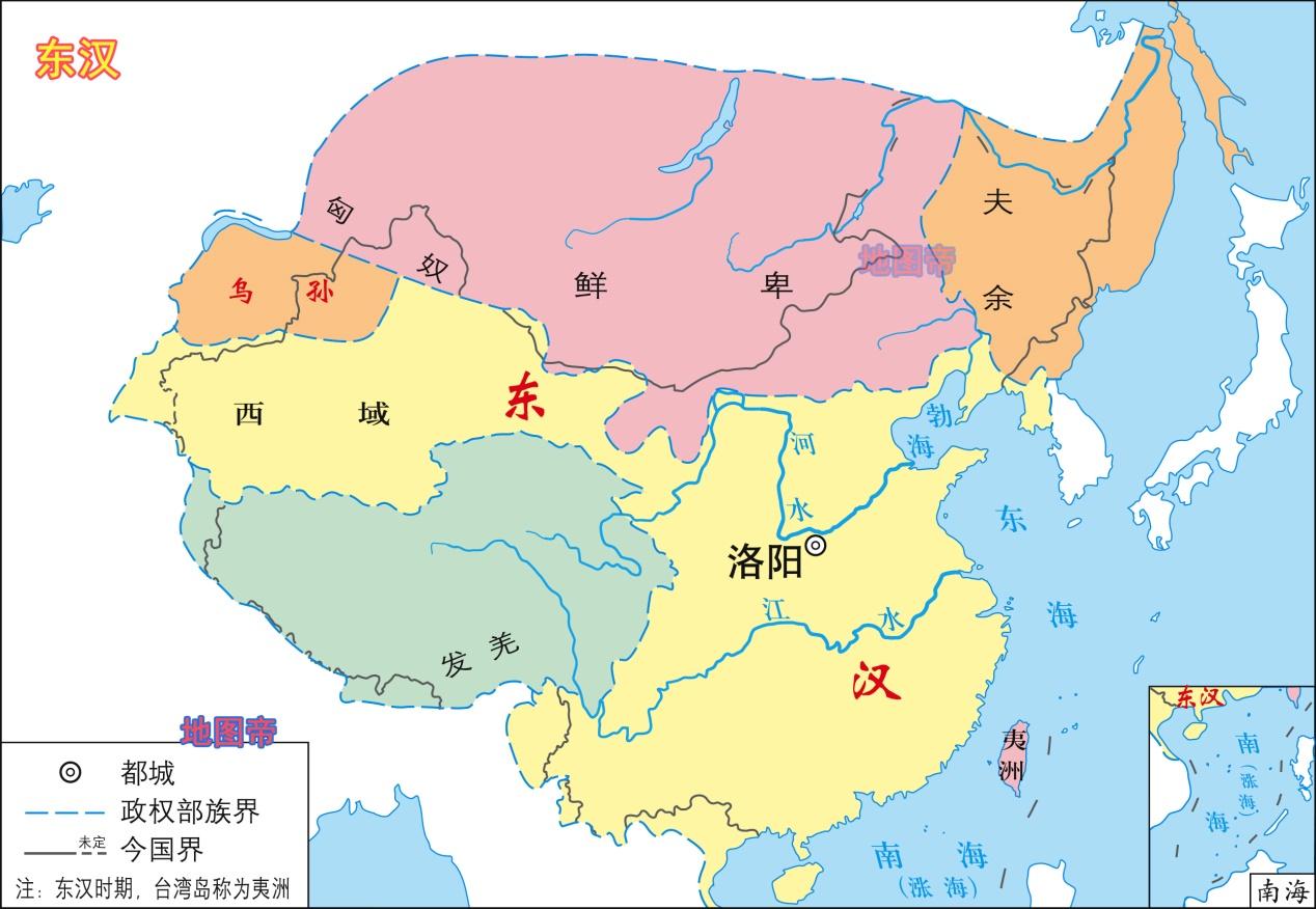 東漢末年大漢各州地圖及人口分布 - 資訊咖