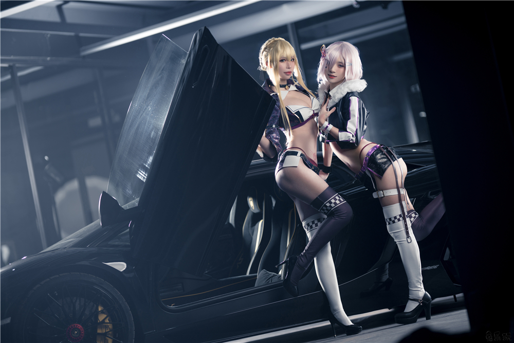 【cosplay】爱老师_PhD作品合集精选丨玛修-黑枪呆-同人赛车