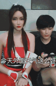 美女健身抬腿gif：有一起健身的吗？走起！