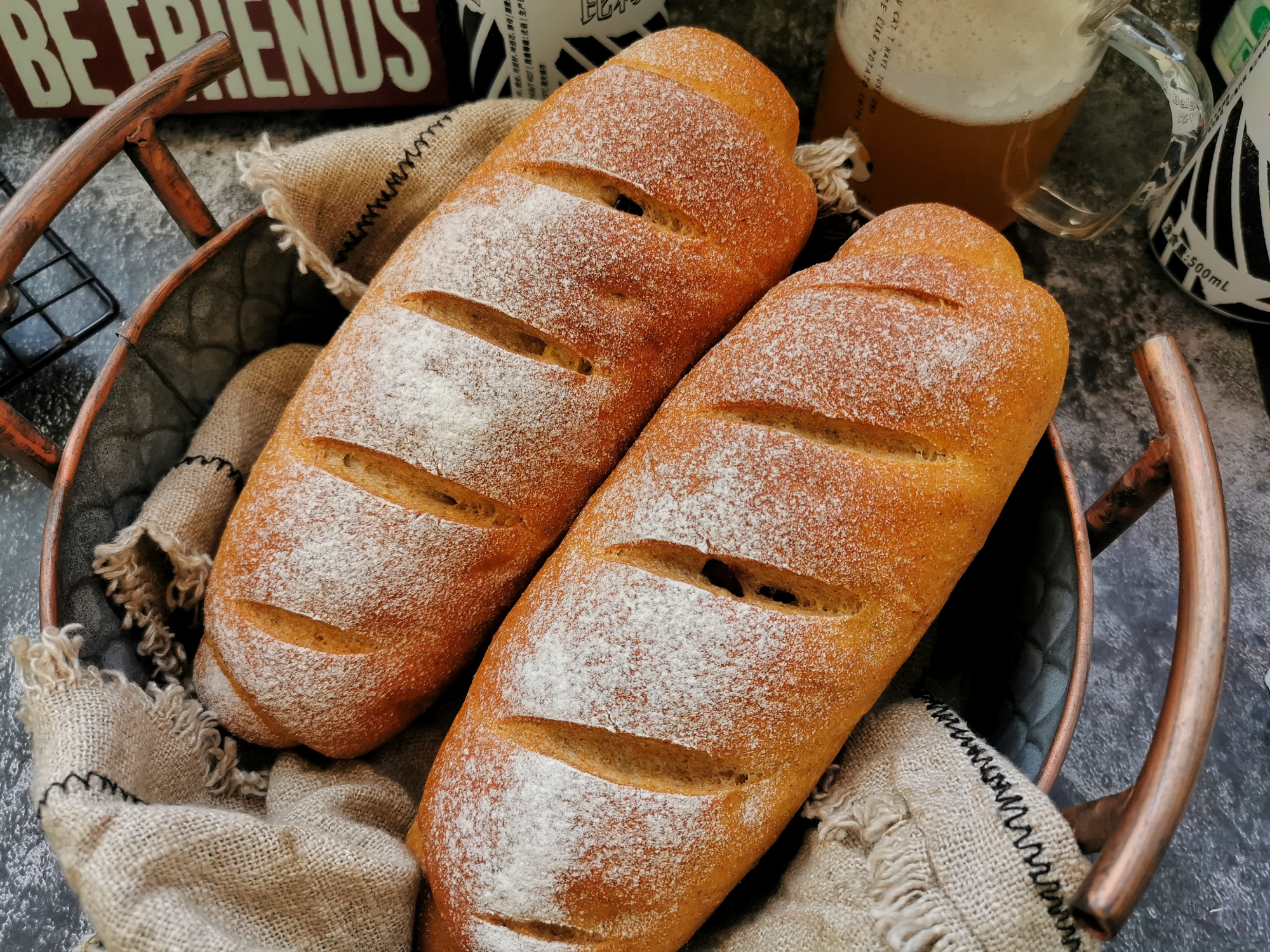 啤酒用來做麵包，麥香濃郁超柔軟，低糖少油，適合減肥吃