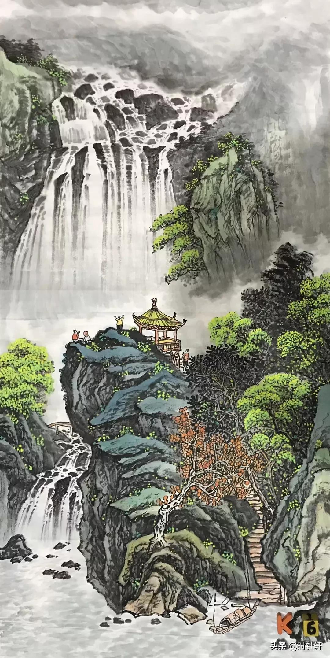 异乡歇脚，不如雅正这一组国画山水。