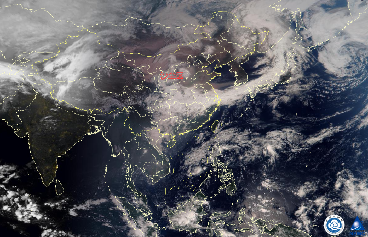 沙塵靠近長江，影響14省市區！南方陰雨持續，新較強冷空氣快了