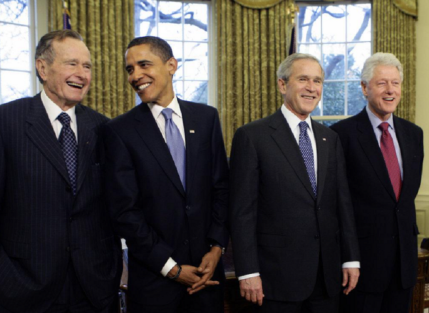 美四位前總統罕見發聲，特朗普被推向風口浪尖！ 拜登作出重要表態