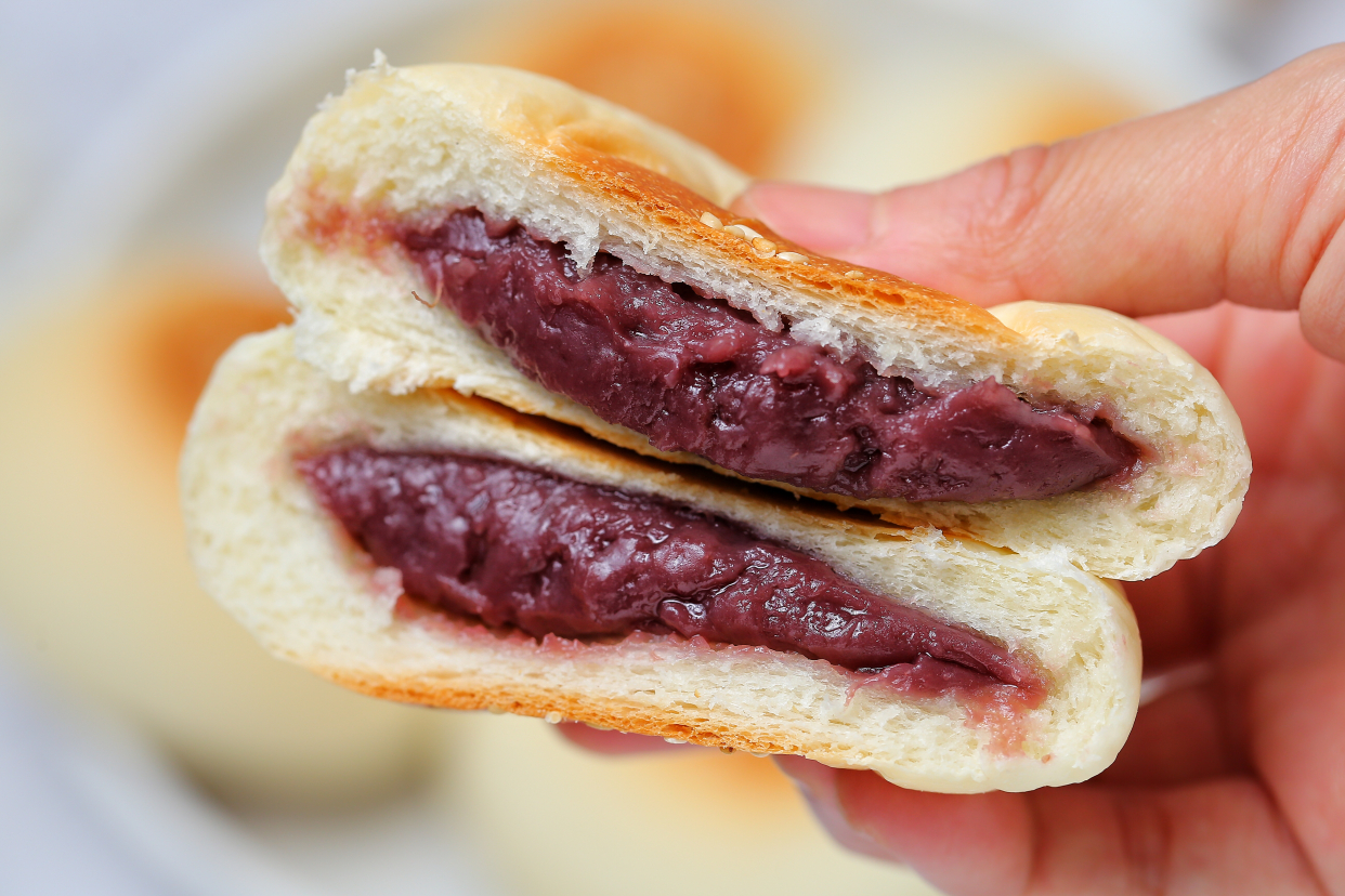 自制健康美味的日式芋泥饼，暄软香甜无任何添加，一出炉就吃仨