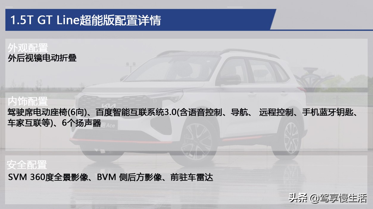 提供两种外观风格和四种选装包 起亚智跑Ace具体怎么选？