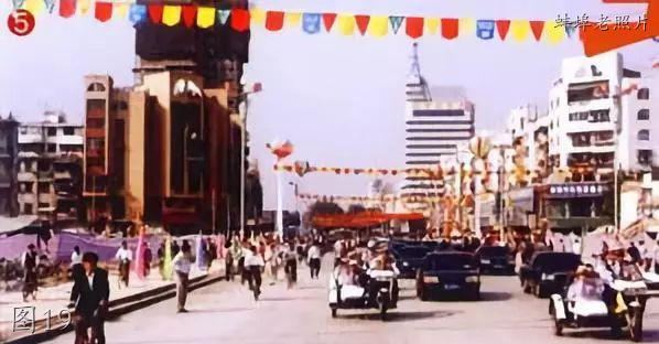蚌埠老照片：老百大，蚌埠饭店，太平街，华联商厦，宏发商场