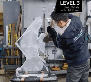 如何用5步變成美麗的「冰冰」？冰雕的步驟你知道多少？