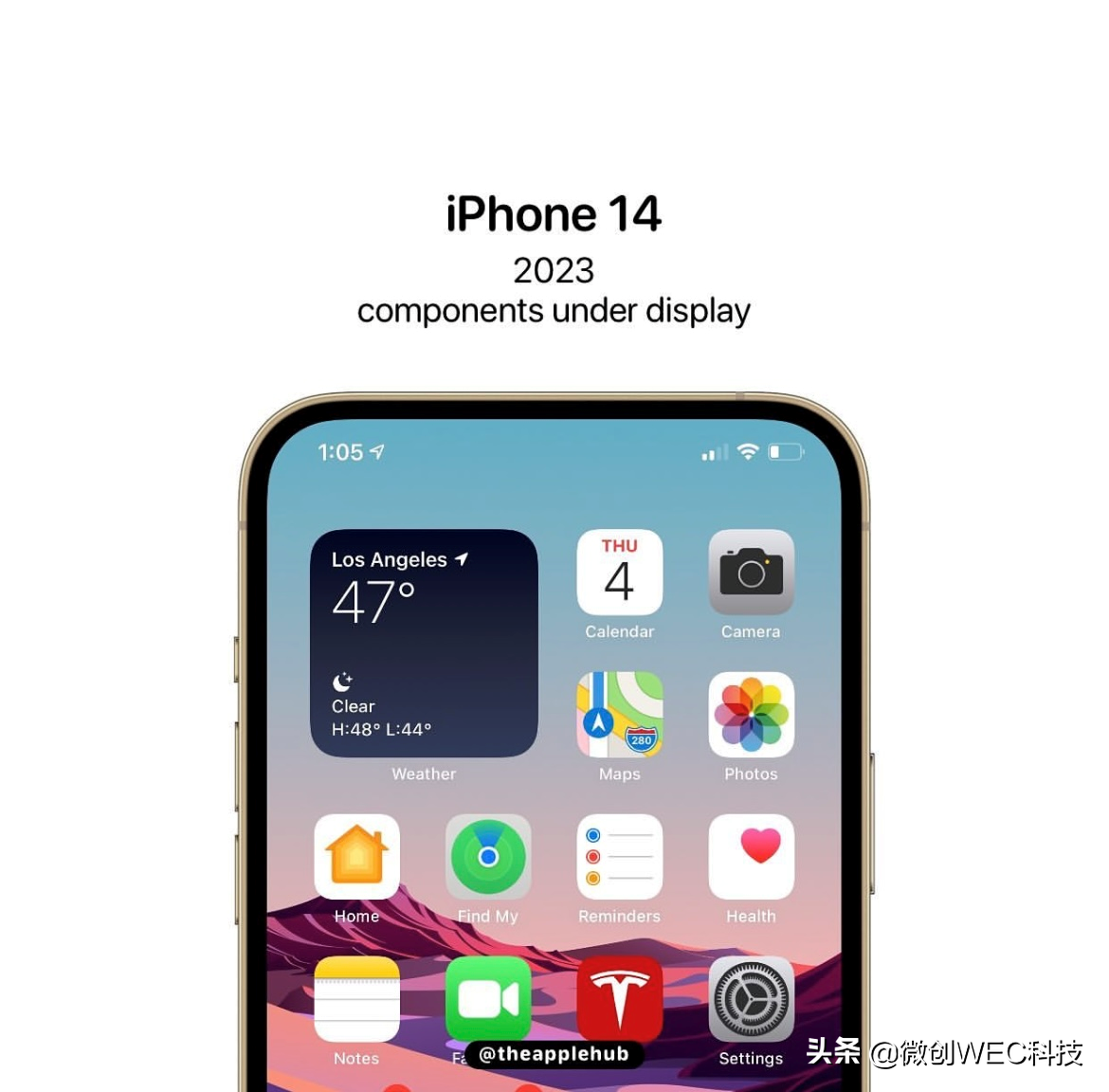 iPhone13将取消刘海！挖孔屏+屏下指纹，离全面屏不远了