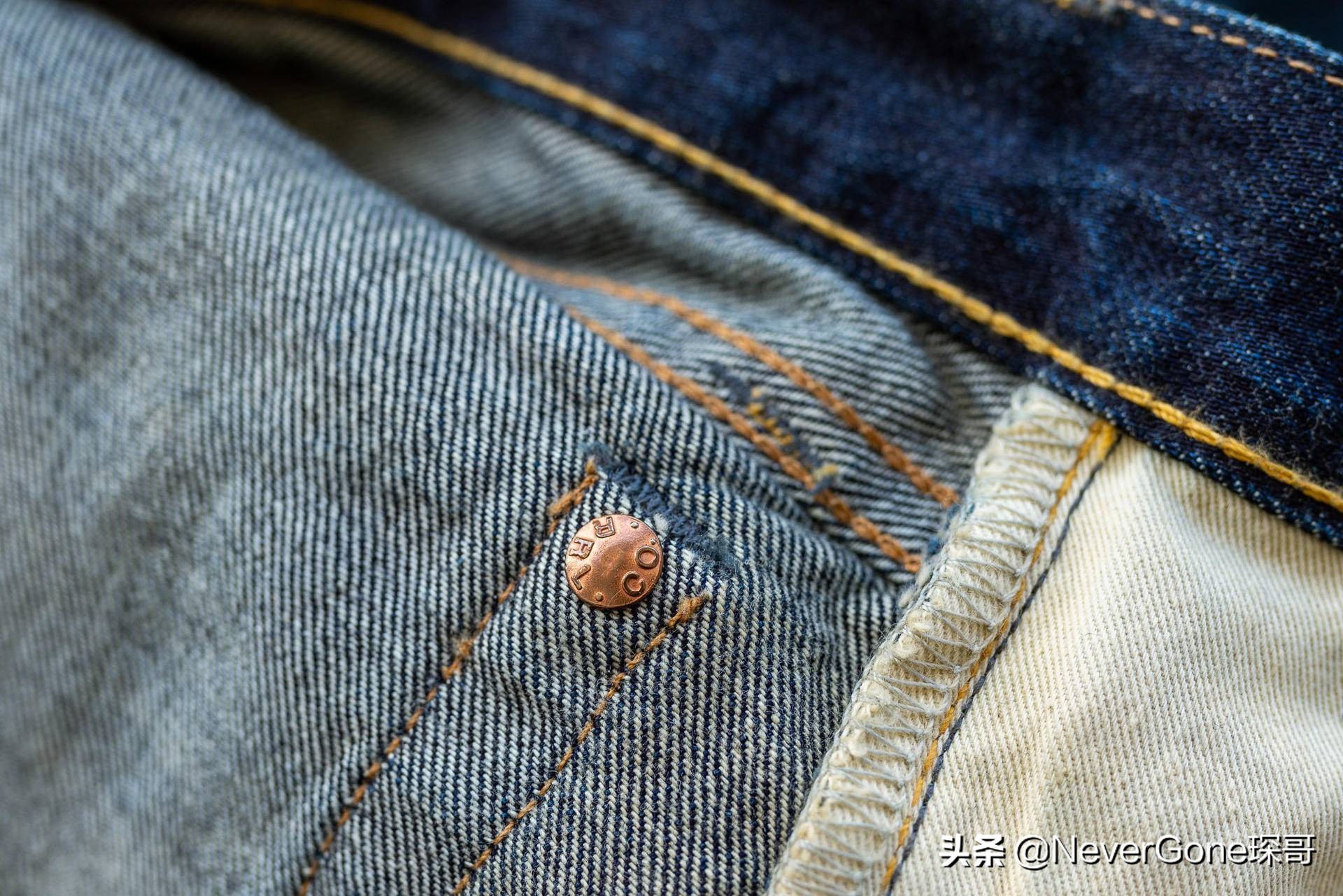 绕不开的袋花情节——一条RRL水洗赤耳牛仔裤