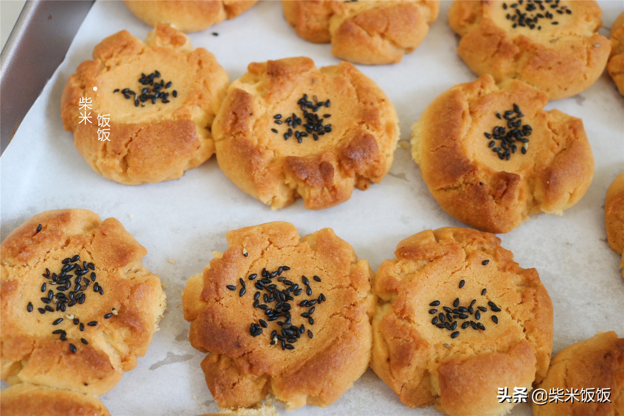 想吃桃酥不用買，普通麵粉就能做，做法簡單，香酥好吃