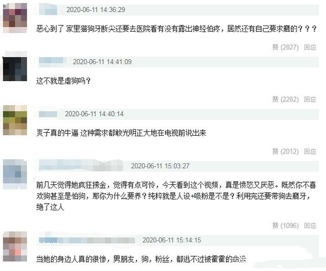 郑爽害怕狗狗咬到自己，竟然要磨平它的牙齿！