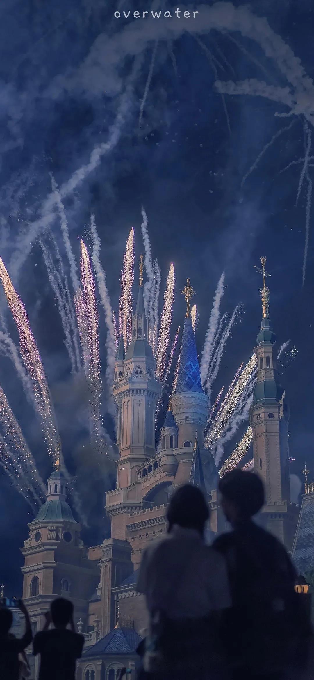 Dishini picture of background of firework mobile phone