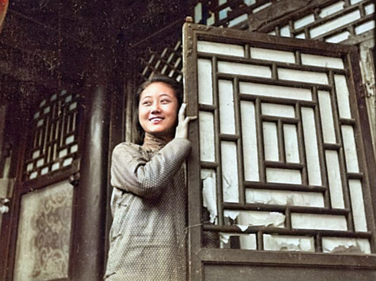 老照片：1939年的北京，冬天里吃顿东来顺的涮羊肉幸福感满满