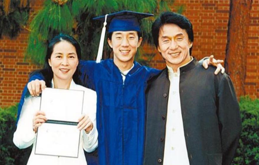 Jackie Chan's twin sons and daughters, who are willing to fall and let