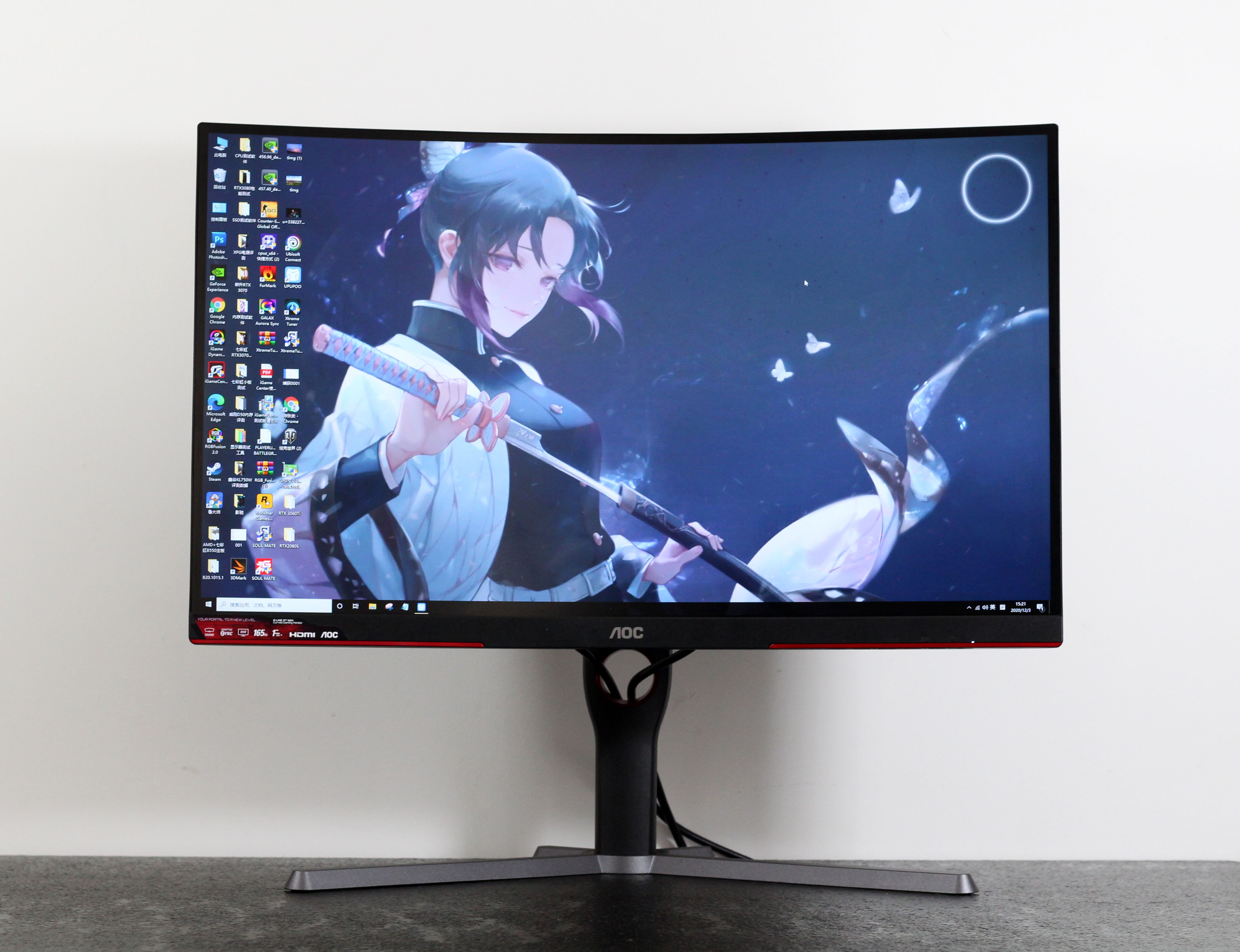 AOC CQ27G3S显示器评测：2K曲面+165Hz，干好新平台的显示活