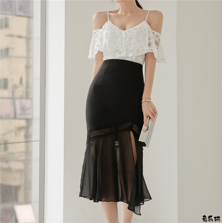 孙允珠：北欧芝士酸柠乳酪纯白吊带裙