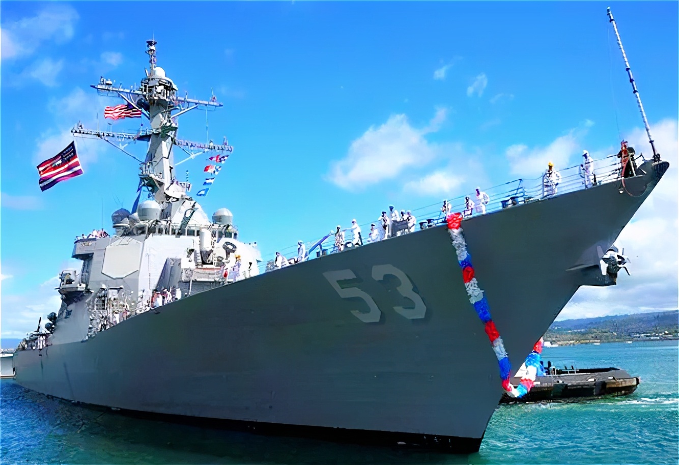 教印度从实力地位说话！美舰硬闯印专属经济区