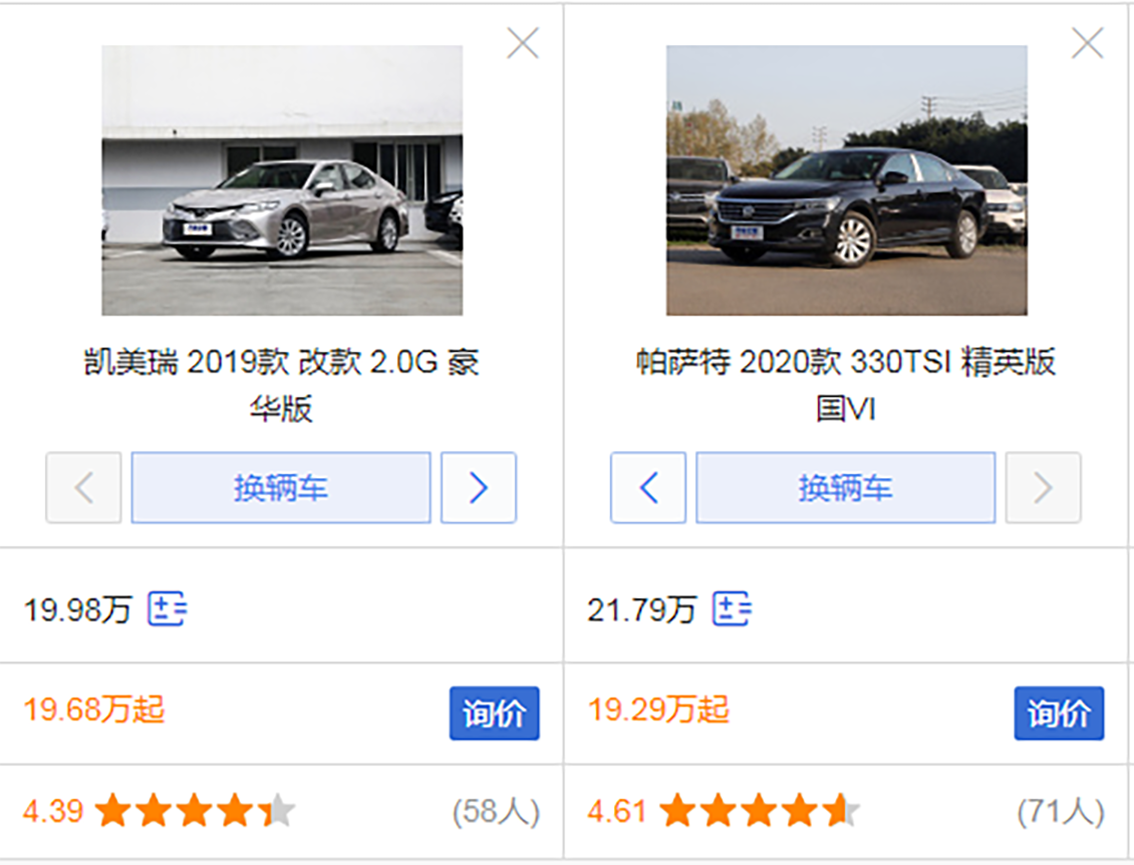 最强对最强，帕萨特VS凯美瑞，谁更胜一筹？