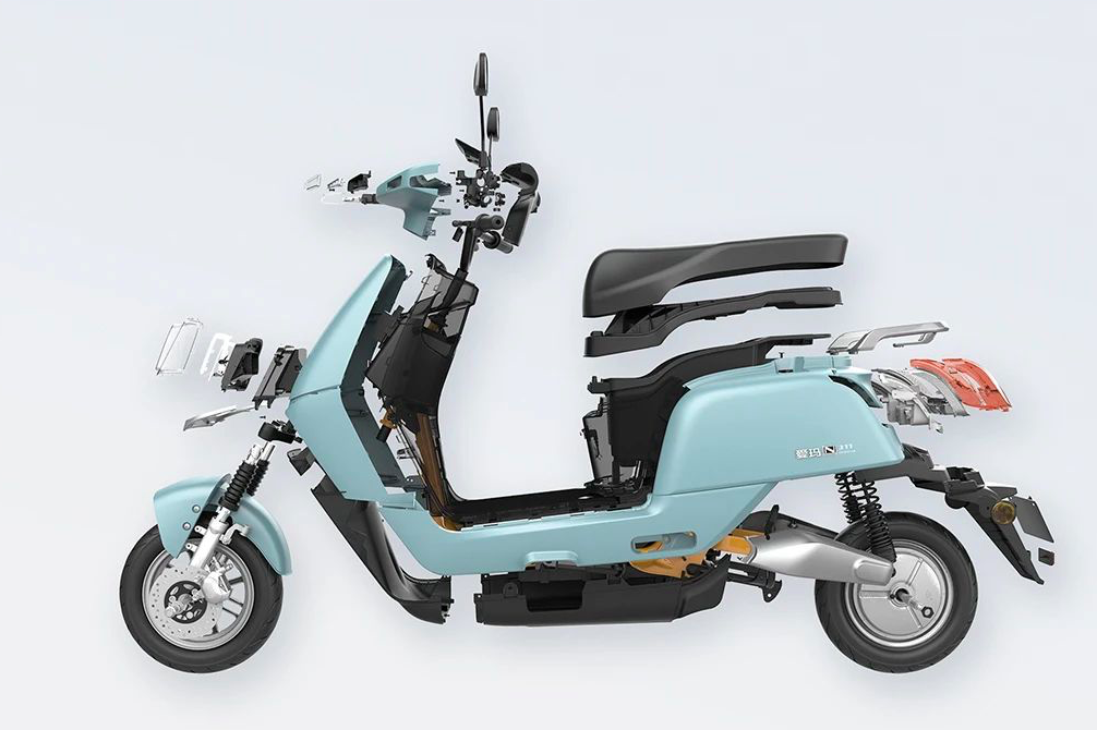 爱玛小刀新车发布最大续航147公里号称百公里长跑侠