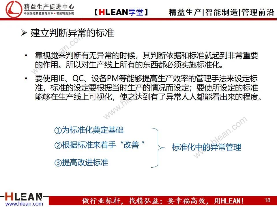 「精益学堂」自働化管理培训（上篇）