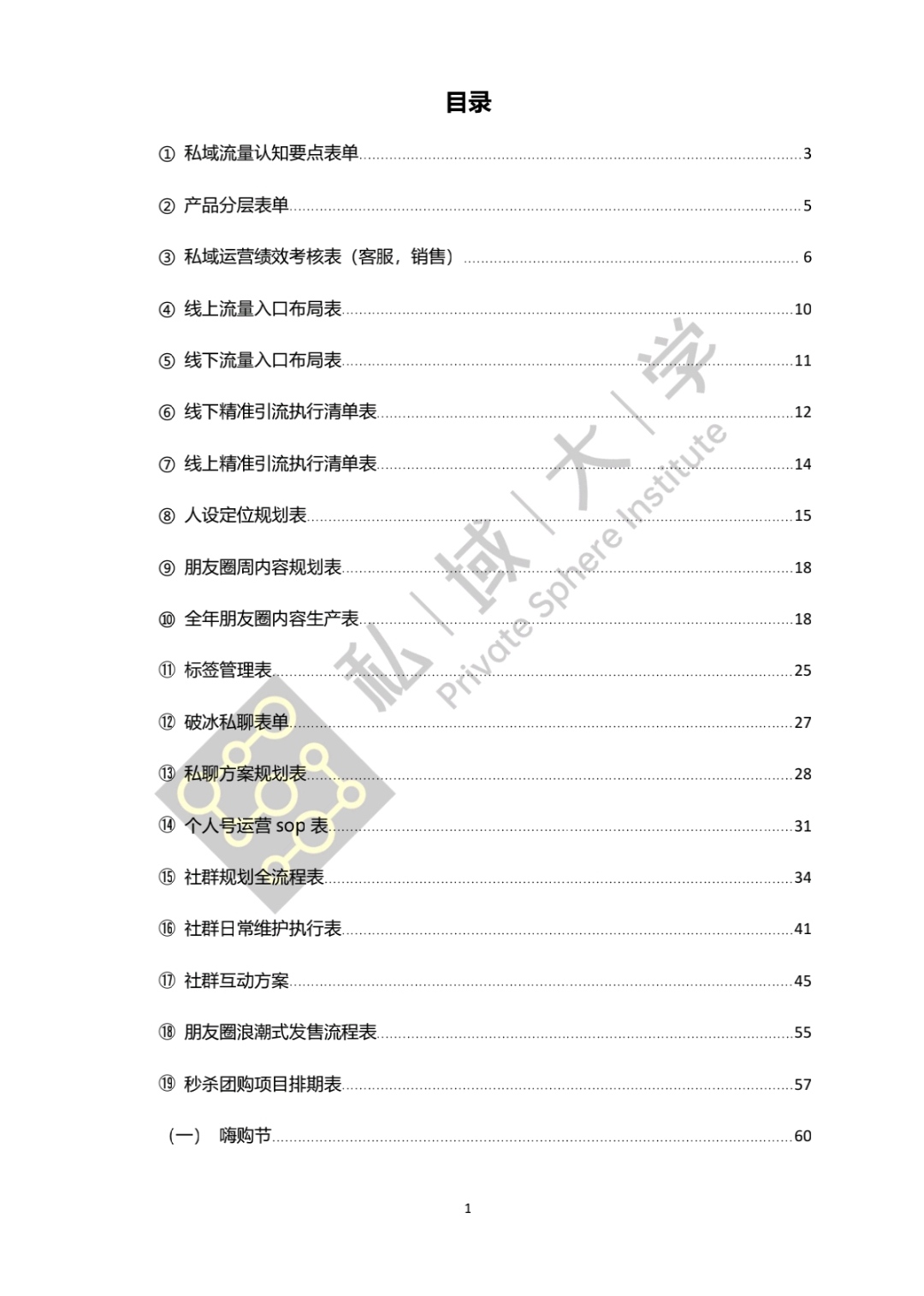 从零到一，私域流量运营SOP经典手册