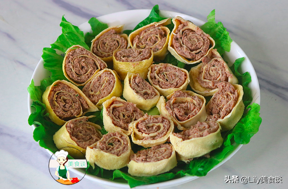 除夕年夜菜“豬肉蛋捲”，掌握2個竅門，蛋皮柔韌餡料鮮香，收藏