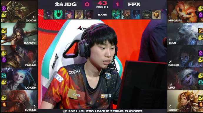 Phoenix of fire of the contest after 2021LPL spring sports season flies again! 3 issue JDG than winning