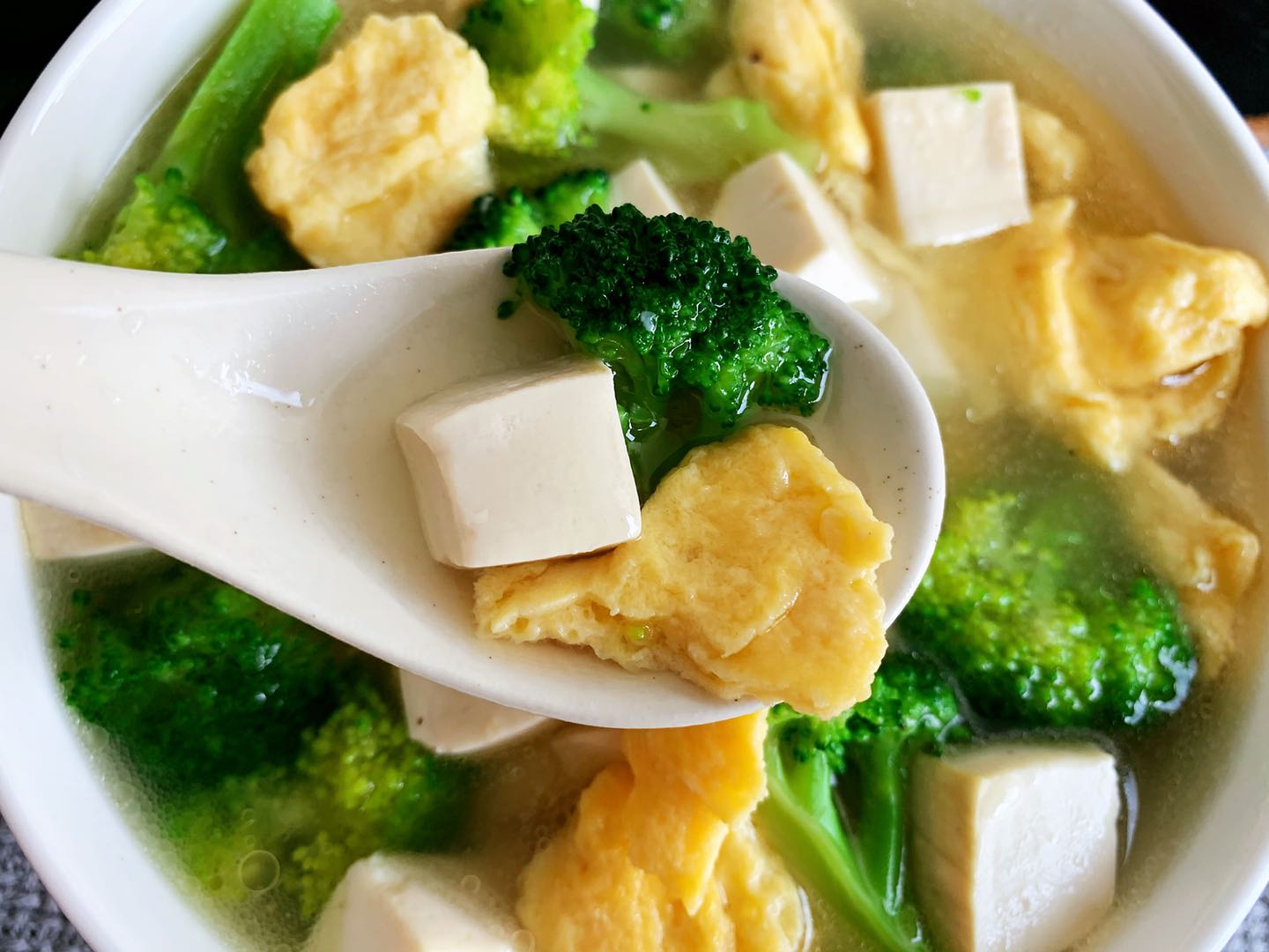 图片[3]-西兰花豆腐鸡蛋汤做法步骤图 营养高又好喝尤其孩子要多喝-起舞食谱网