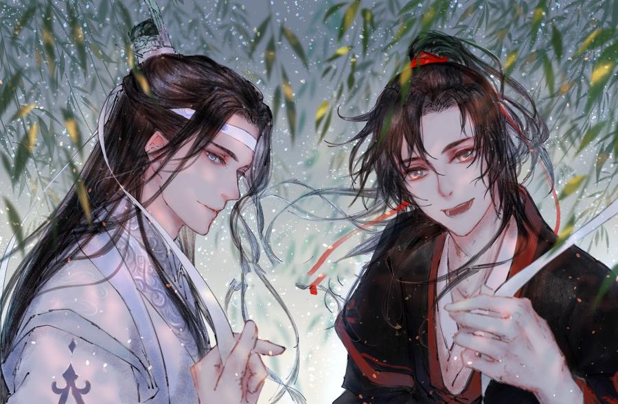 Lan Zhan turned into a silly white sweet after drinking, Wei Wuxian and ...