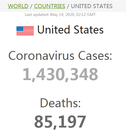 美国死亡破8.5万，彭斯副总已确诊，工会主席保