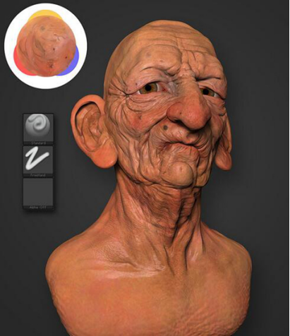 不是吧阿Sir，ZBrush皮肤纹理教程都放在这了，你还学不会？