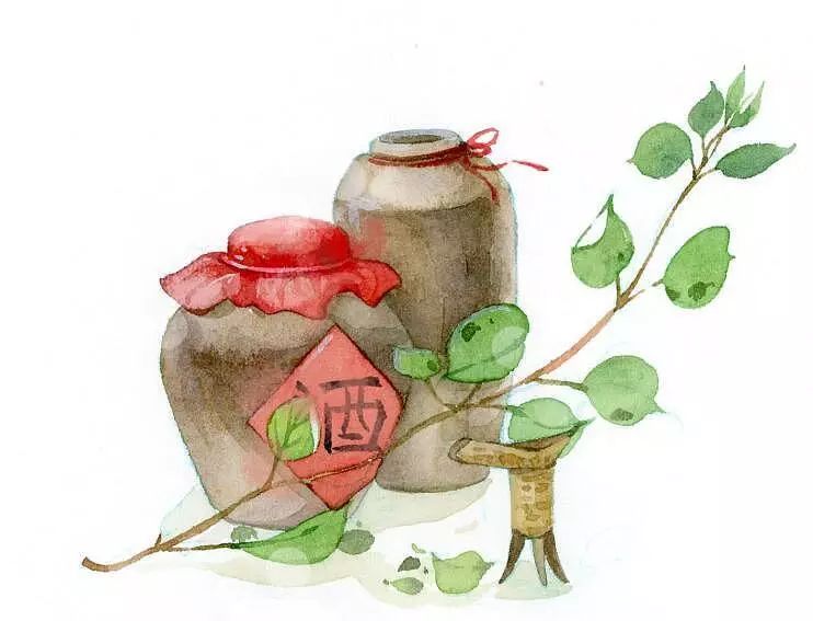古风美物插画 | 裁为合欢扇，团团似明月