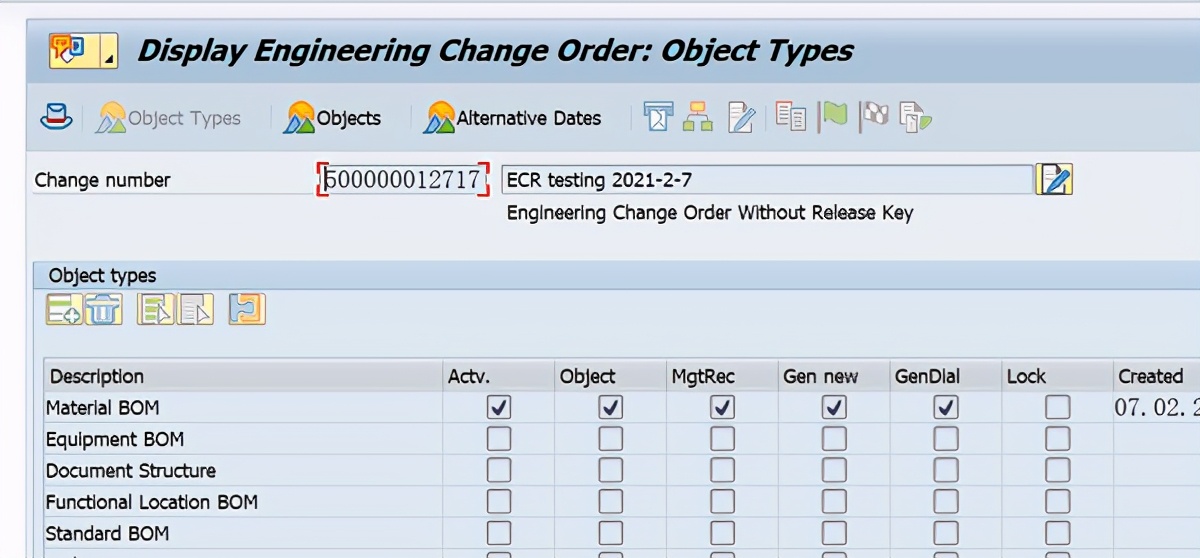 SAP PP C201使用ECR建立Recipe主資料