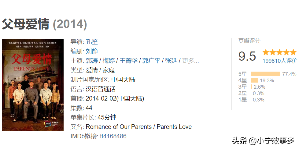 豆瓣评分9.5及以上的十部国产电视剧，你看过几部？