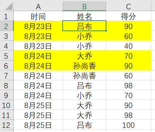 Excel表格很多重复行，只取某一行小技巧