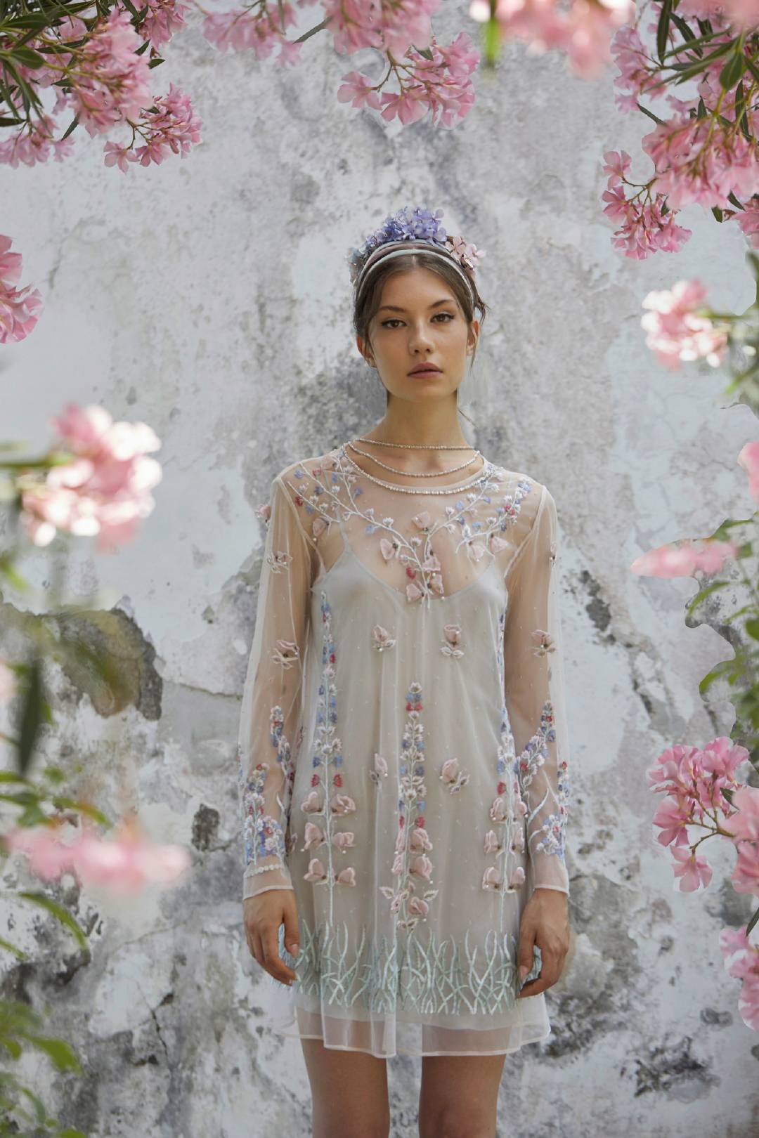 Luisa Beccaria Couture Fall 2021 带有梦幻感的纱裙唯美浪漫