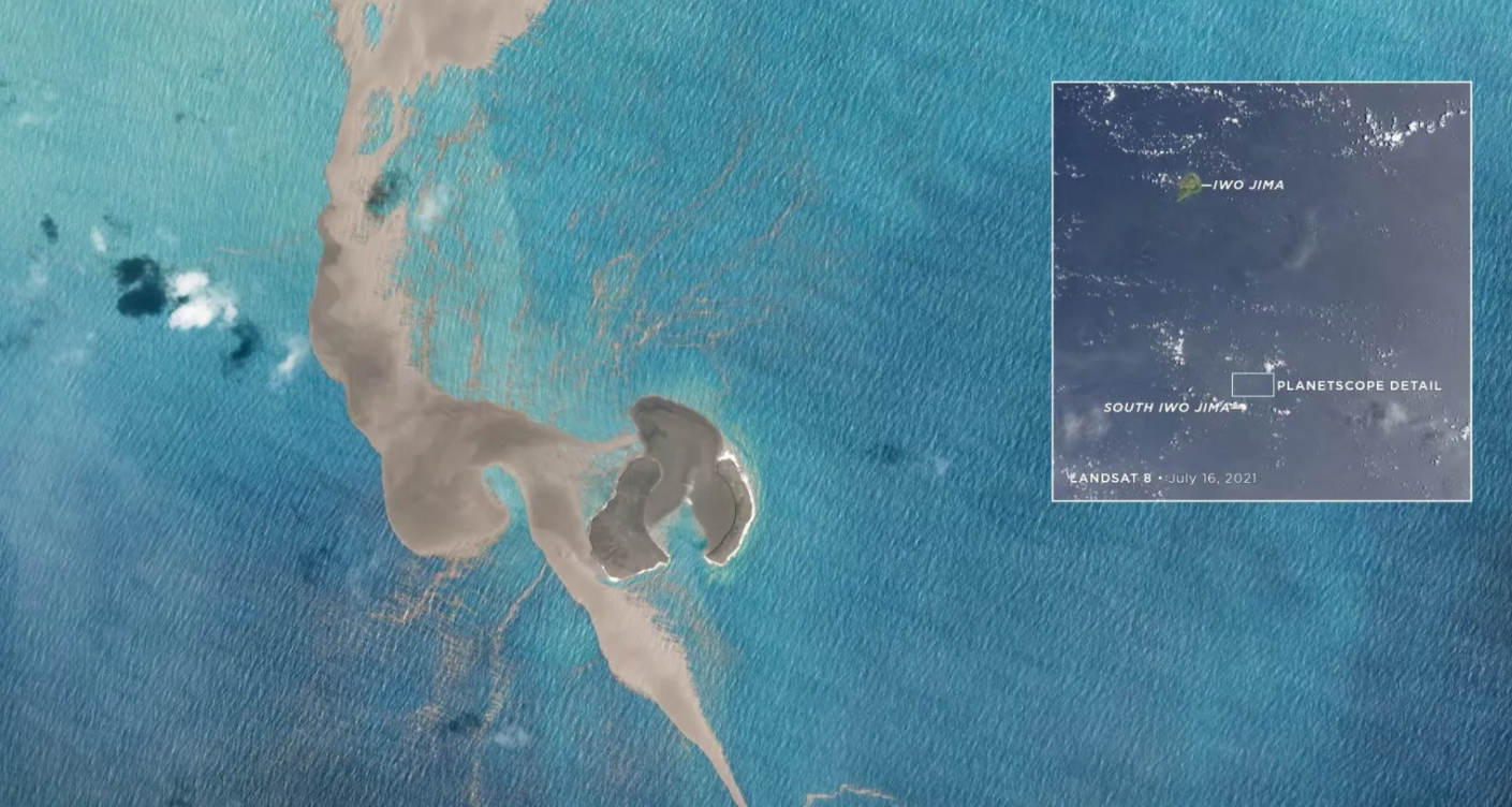日本國土面積增加“阻止不了”？ 火山噴發又造新島！ 直徑約1公里