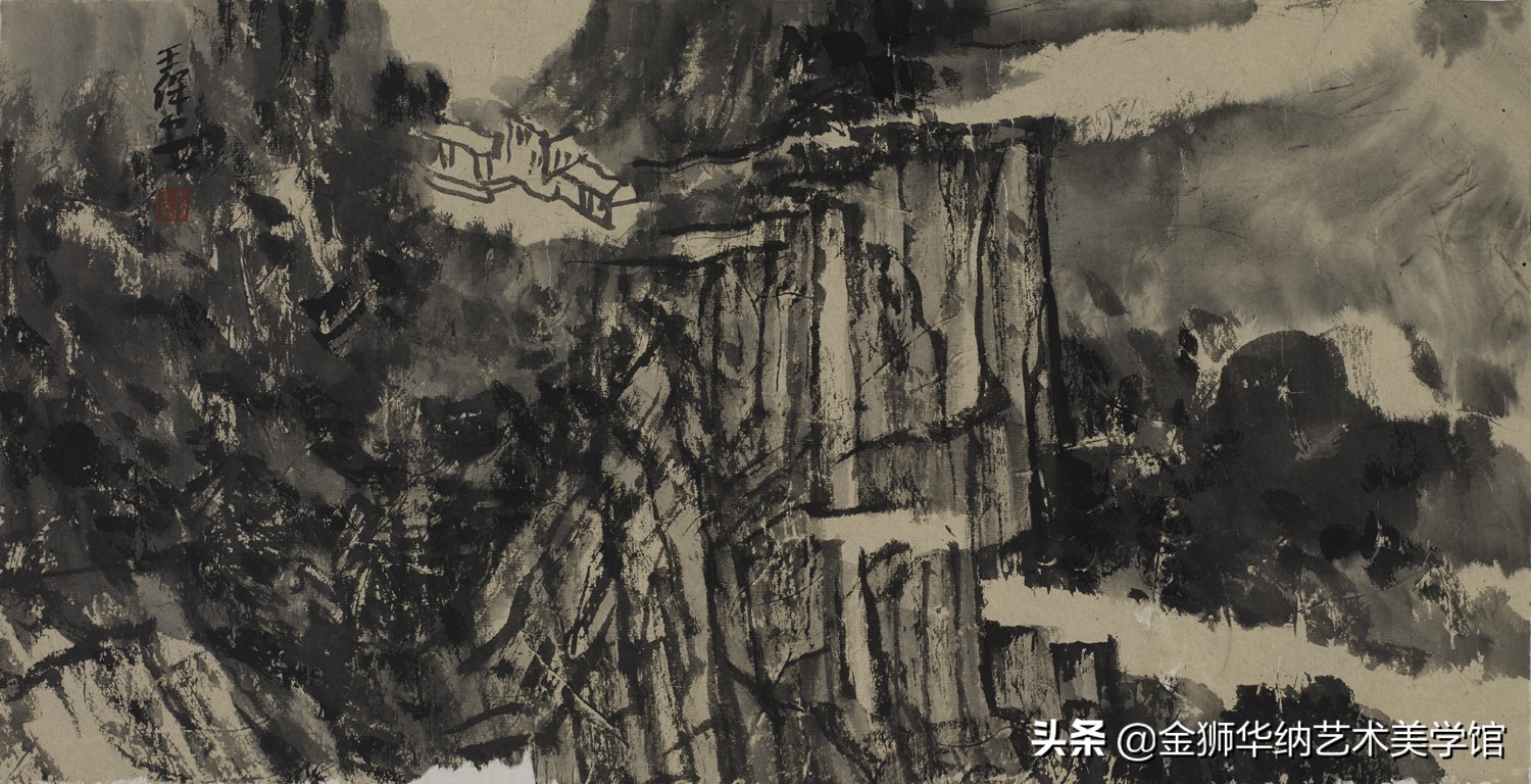 当代水墨名家王保安先生优秀作品（华山写生）赏析系列《四》